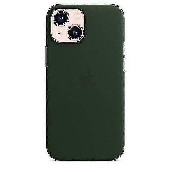 Leather Case for iPhone 13 Mini with Magsafe Sequoia Green_max Sequoia Green — image 2