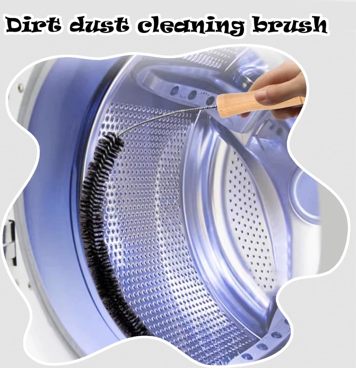 Radiator Brush - 2 Pieces - Flexible Radiator Brush - Dust-Binding Brush - Heating Cleaning Brush/Rapid Brush - Heating Scrub Brush - Handy - With Handle — image 2