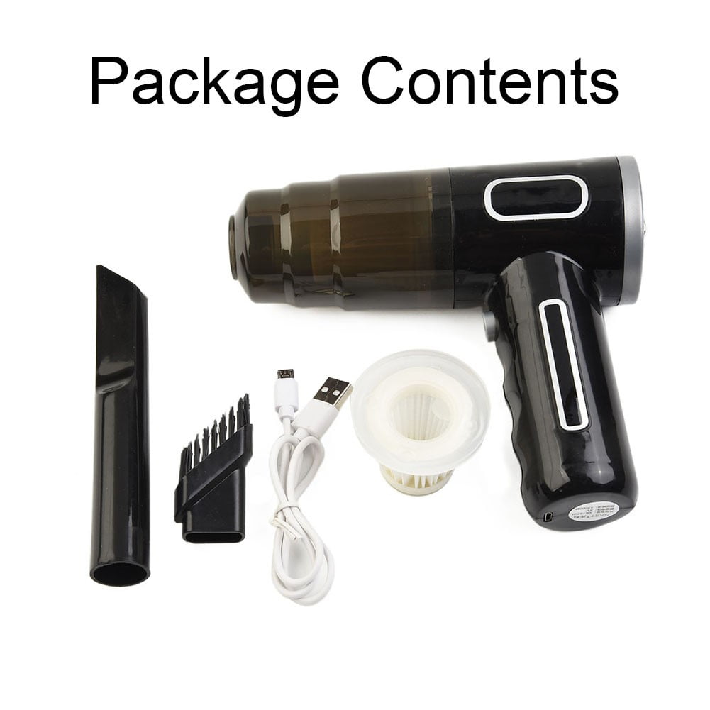 29000PA Vacuum Cleaner Mini Powerful Cordless Wet &Dry Cars Handheld Home Appliance Parts Household Supplies Black — image 3