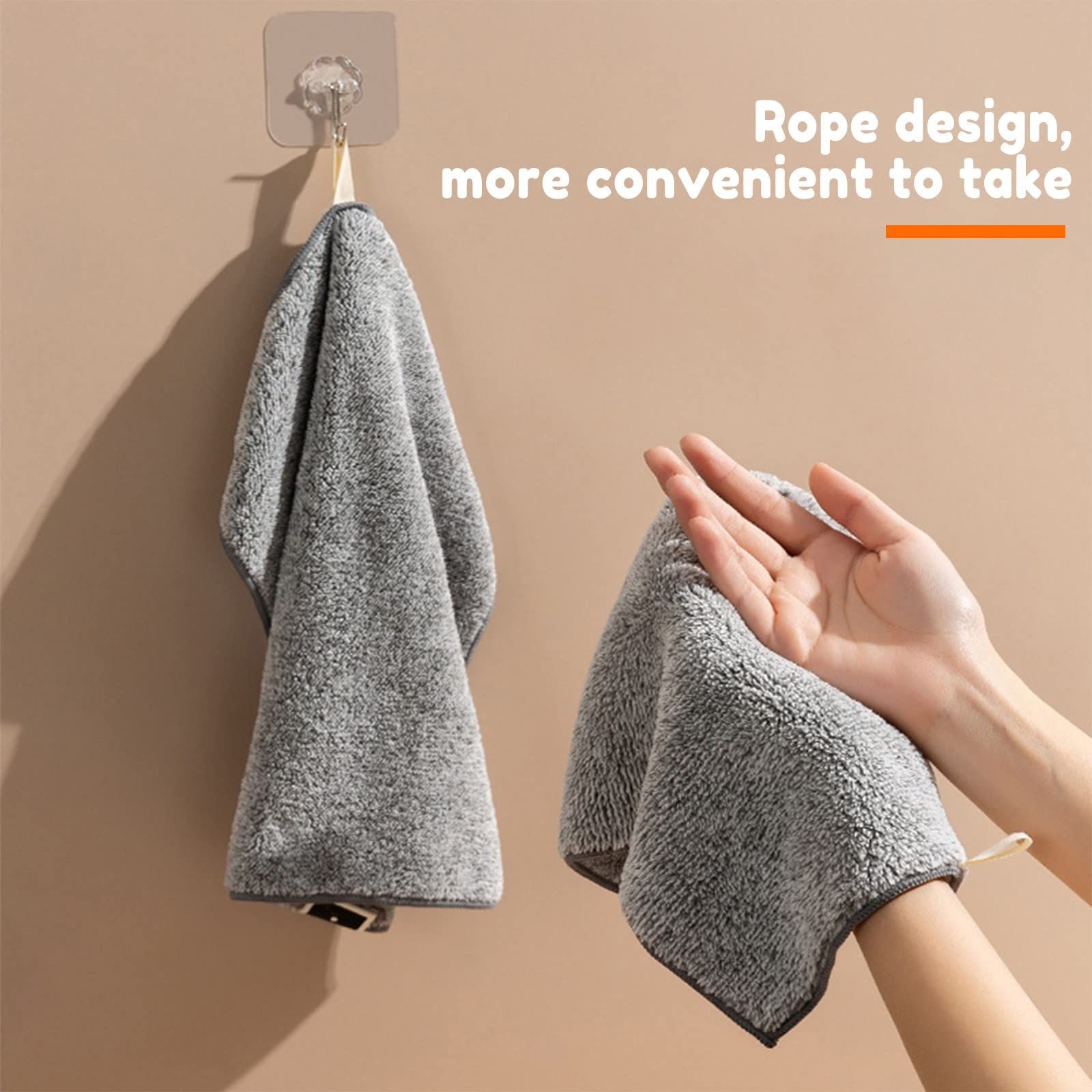 Towels and cloths for quick dishwashing, ultra-fine fiber cleaning, drying and water absorption, super strong dishwashing โ image 5