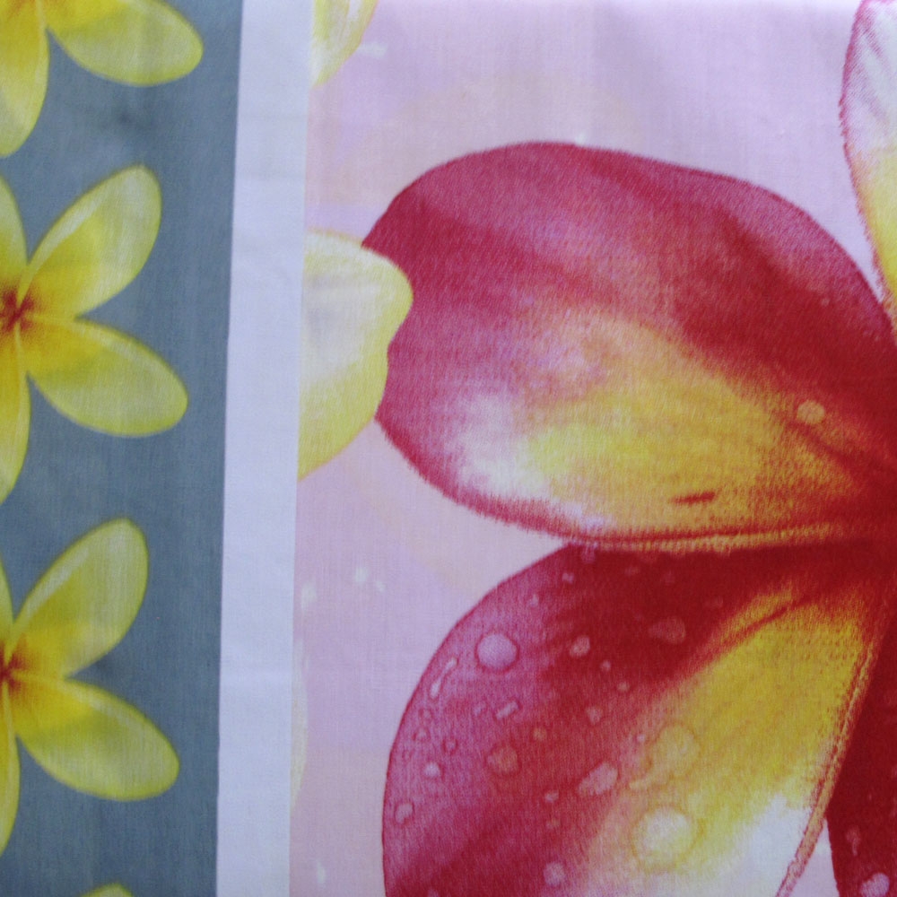 Floating Frangipani Quilt Cover Set Soft Pink Single — image 2