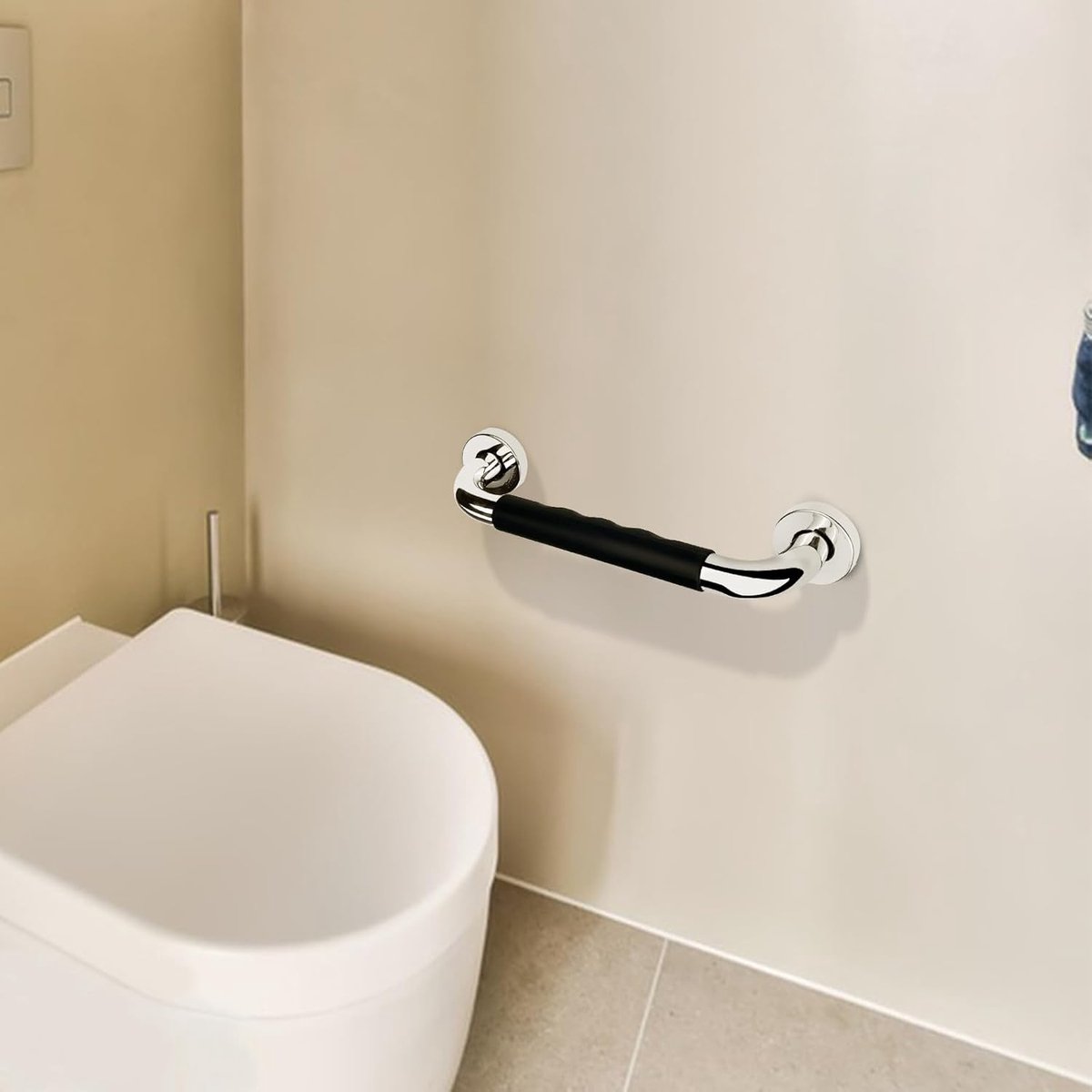 2 Pieces Toilet Grab Bars - 30 cm - Wall Grab Bar - Non-Slip Bathroom Grab Bars - Shower Grab Bars - Non-Slip Grab Bar - Toilet Grab Bar - Bathroom Grab Bars — image 3