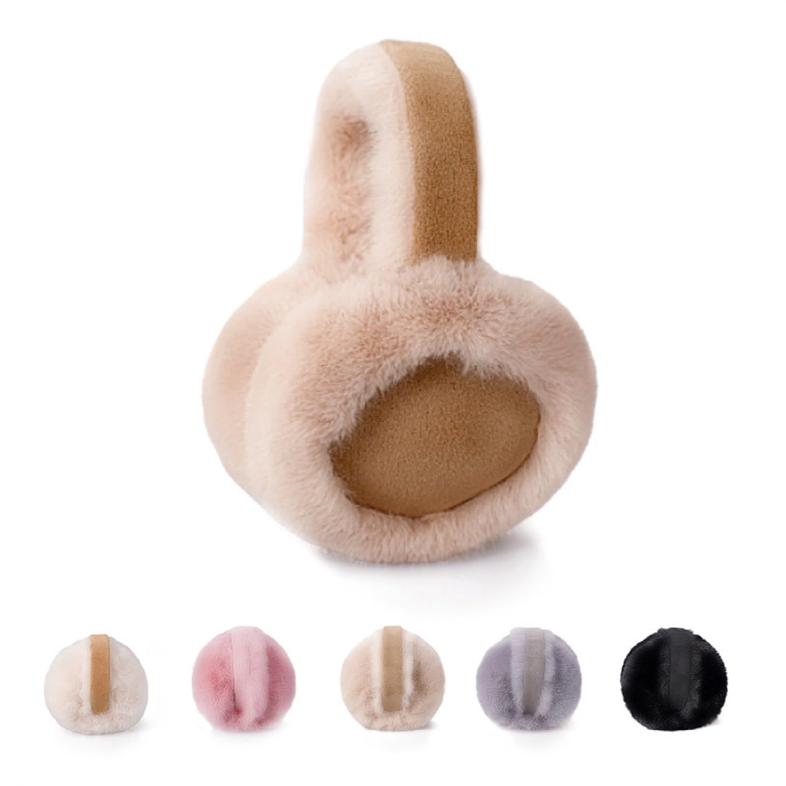 Folding Warm Ear Muffs Female Fall And Winter Plush Fashion Ear Cover Winter Outdoor Cold Ear Bag Ear Warm Student Ear Muffs