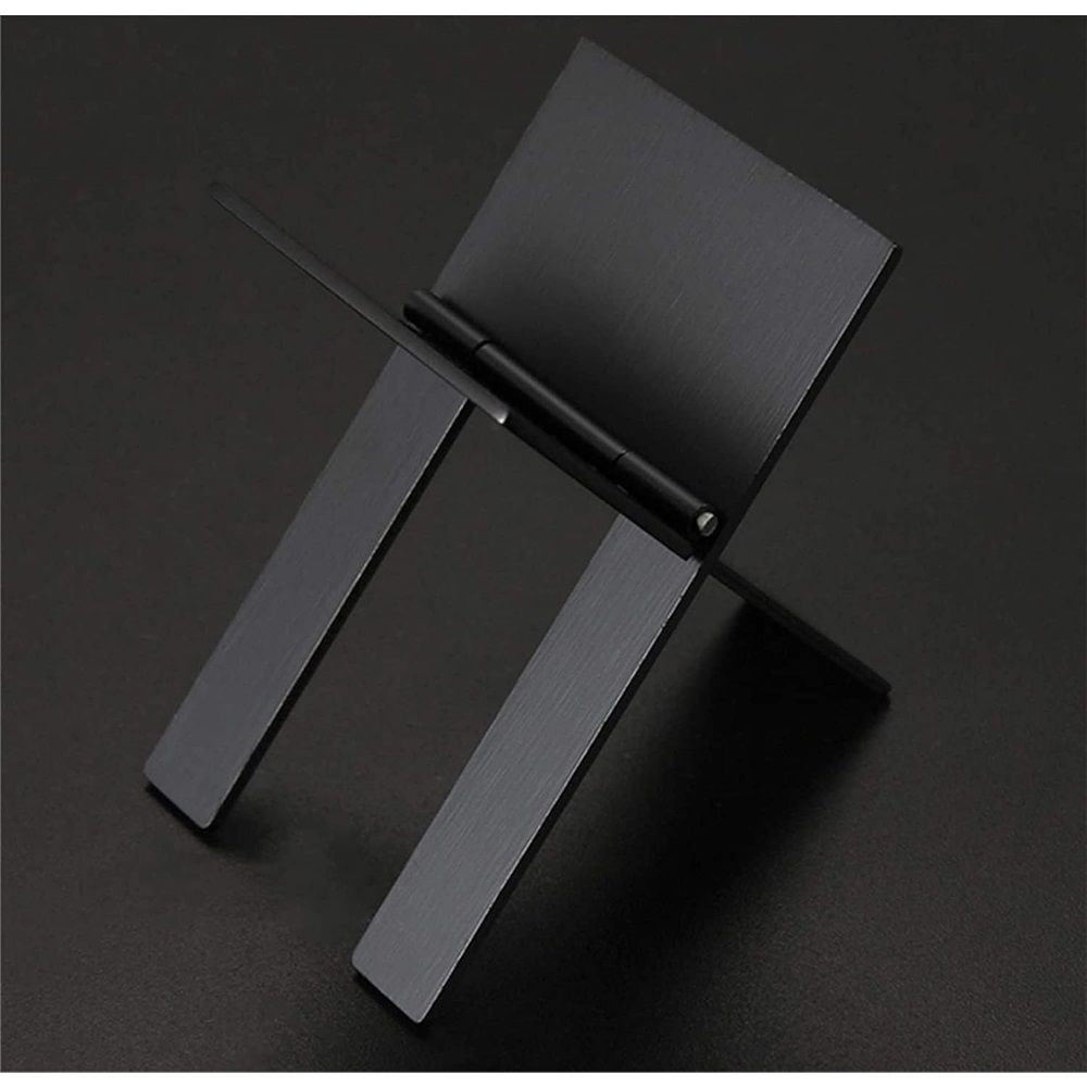 Folding Cigar Holder 4 Pcs, Portable Adjustable Mini Cigar Rack, Stainless Steel,Comes is a Great Gift for Cigar Lovers — image 3