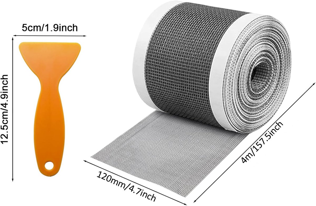 12cm*4m - Floor drain stickers - Hair catcher stickers - Shower filter - Self-adhesive filter - Drainage filter stickers - Anti-blocking mesh stickers - with — image 5