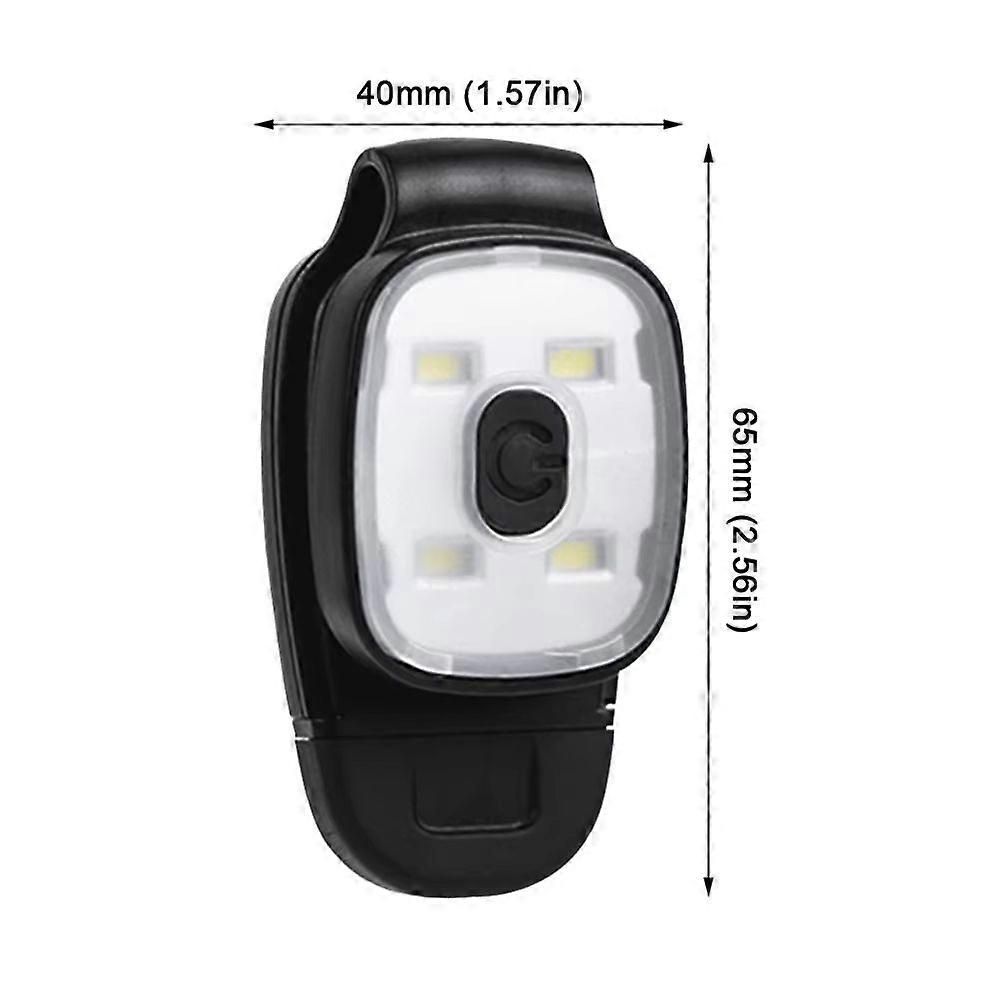 LED Clip Lamp USB Rechargeable Head Flashlight 150LM Night Running Light IPX4 Waterproof Running Accessories — image 3