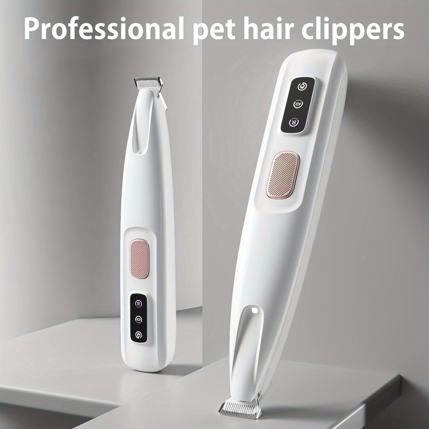 Pet grooming clippers with LED assisted lighting Safe low-noise USB/battery life Pet grooming electric clippers with LED assist lighting Safe low noise USB / โ image 5