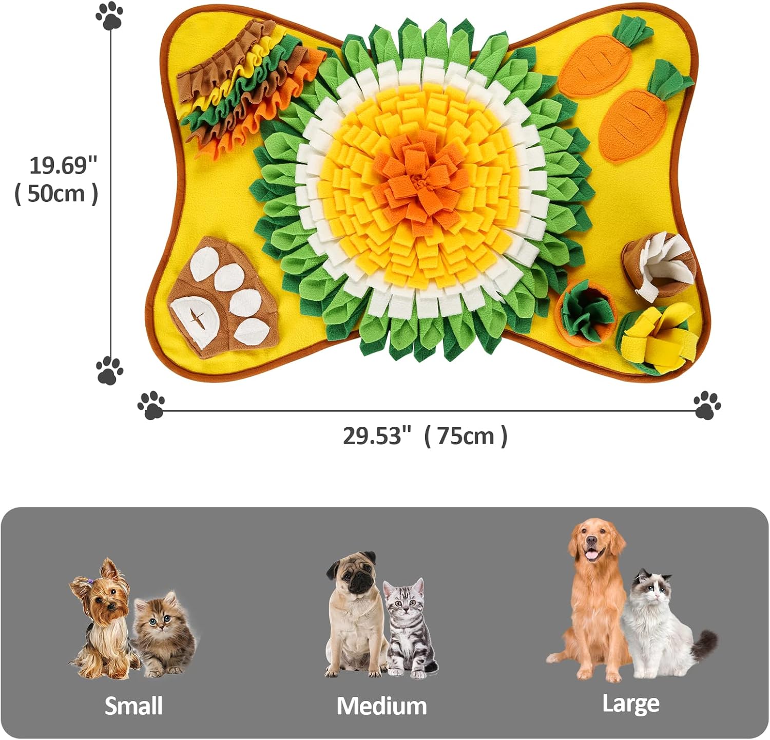 CARLA HOME Snuffle Interactive Feeding Mat Toy for Dogs & Pets — image 5
