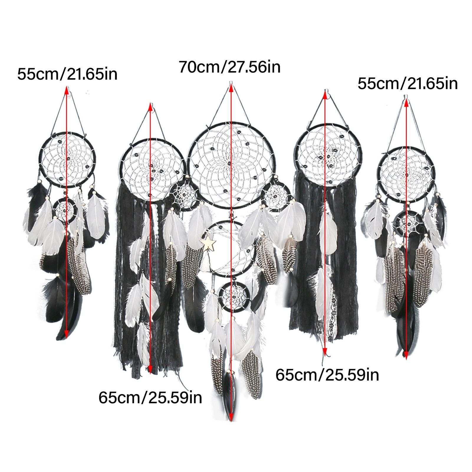 Bedside Dream Catcher Moon and Star Wall Decoration Hanging Decor​ — image 2
