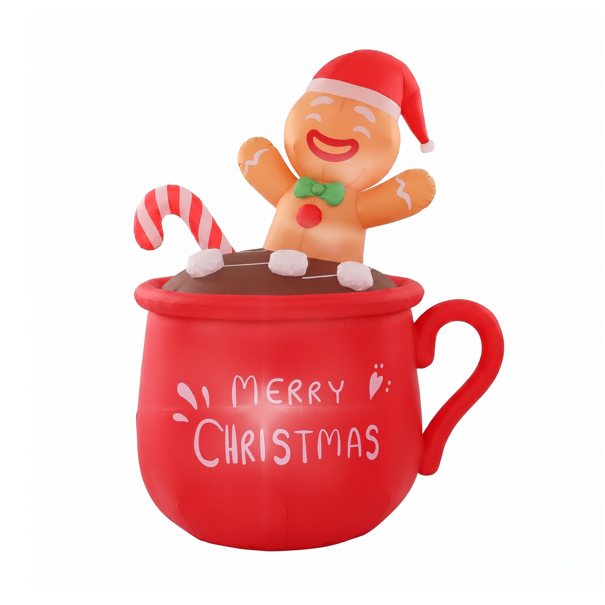 Jingle Jollys Christmas Inflatable Cup 1.8M Height LED Outdoor Decorations Illuminated โ image 4