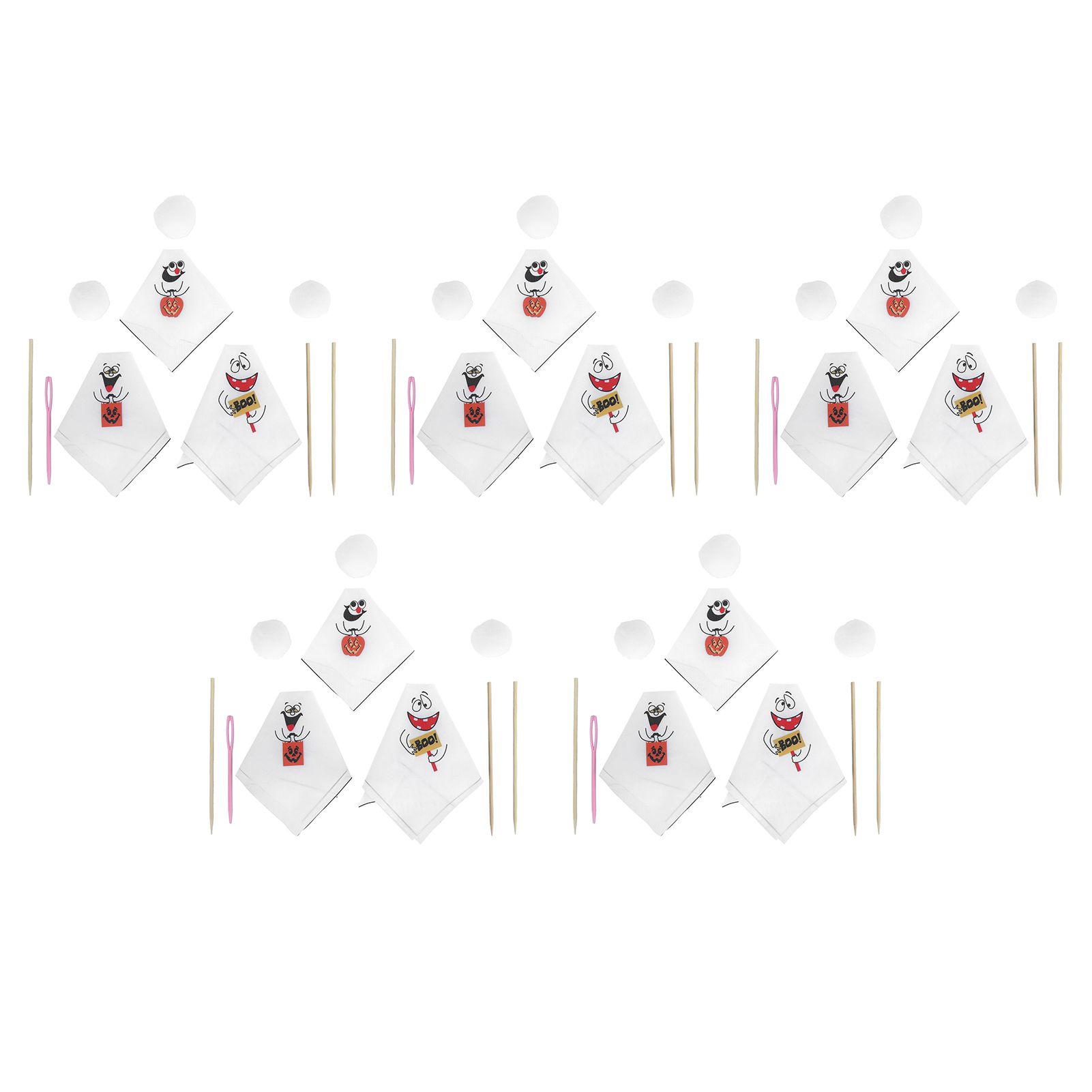 5Set Halloween Hanging Ghost Pumpkin Ghost Ornament Halloween Hanging Decoration for Festival — image 2