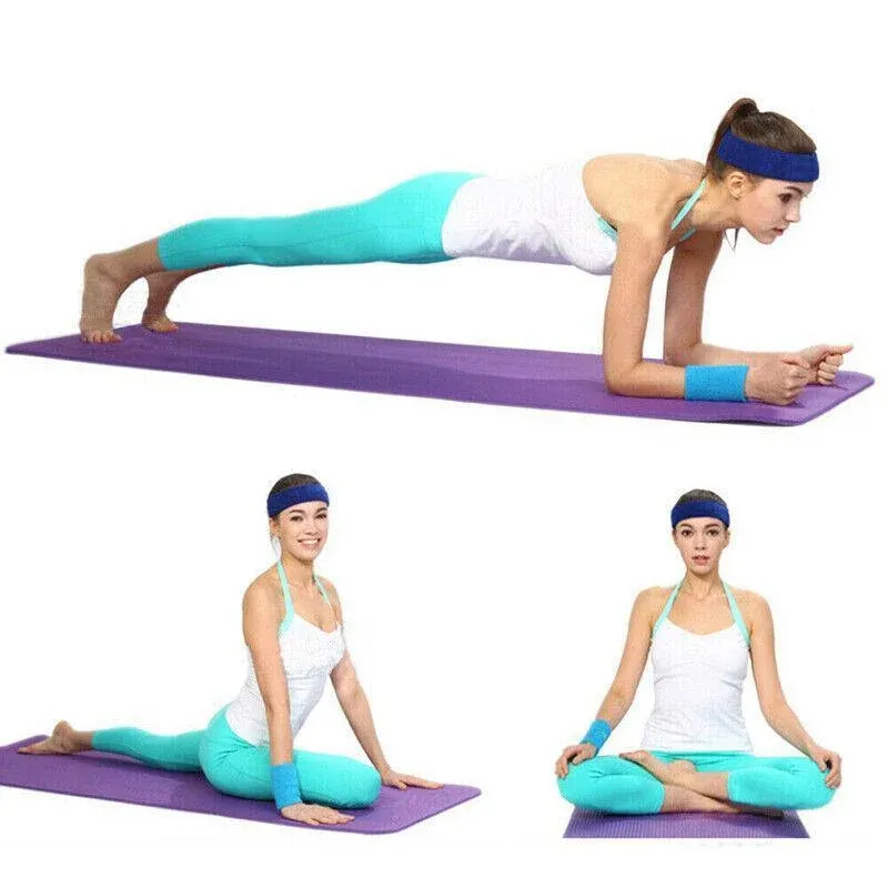 10MM Thick Durable NBR Yoga Mat for Gym and Pilates - Purple โ image 6