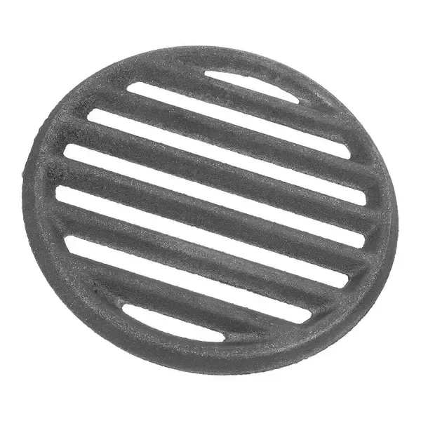 Cast Iron BBQ Fire Grate Replacement, Even-Heat Cooking Grate for Outdoor Grills, Camping Stoves and Fire Pits, Grey, 16 cm — image 4