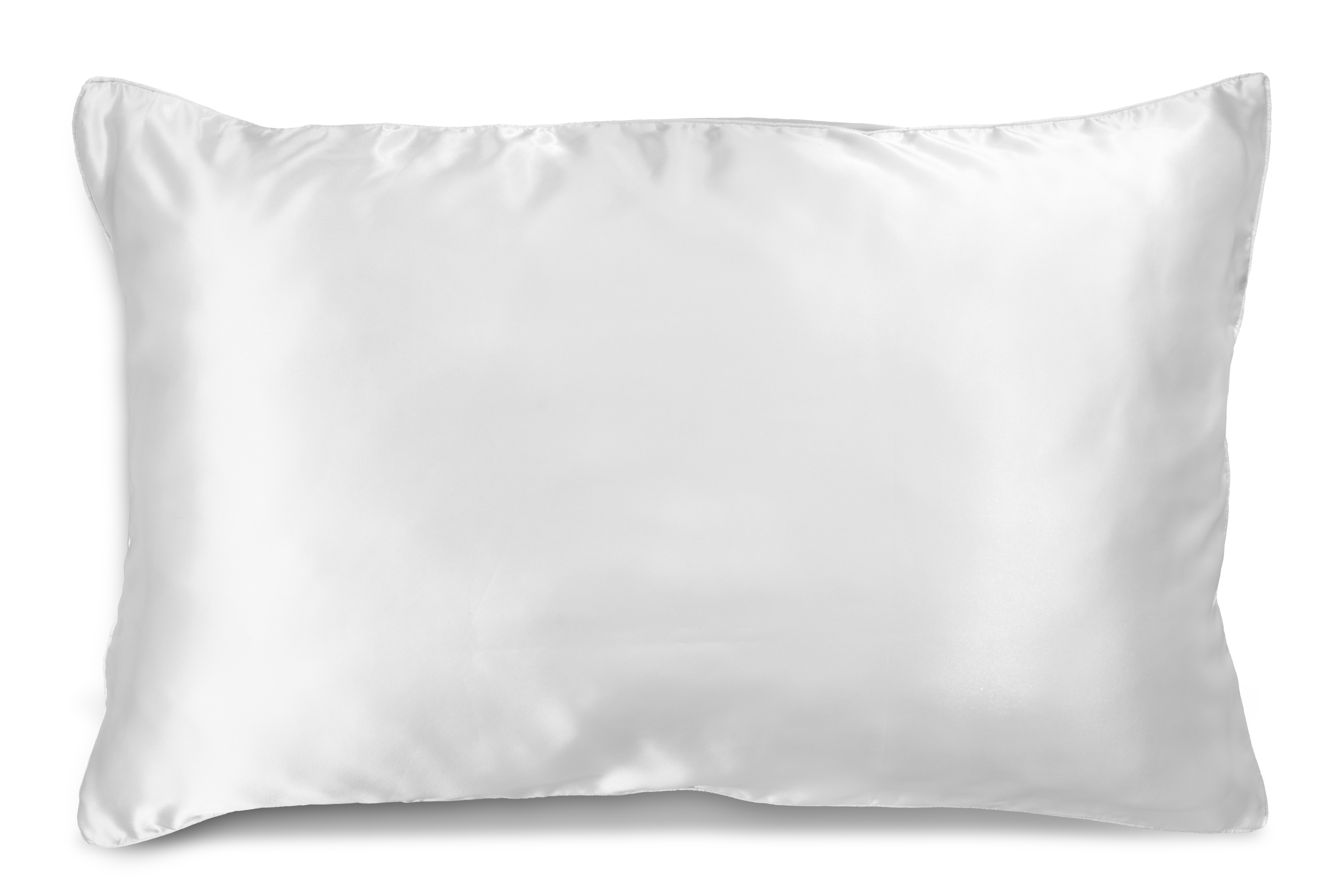 White SILK PILLOWCASE - 51 × 76CM