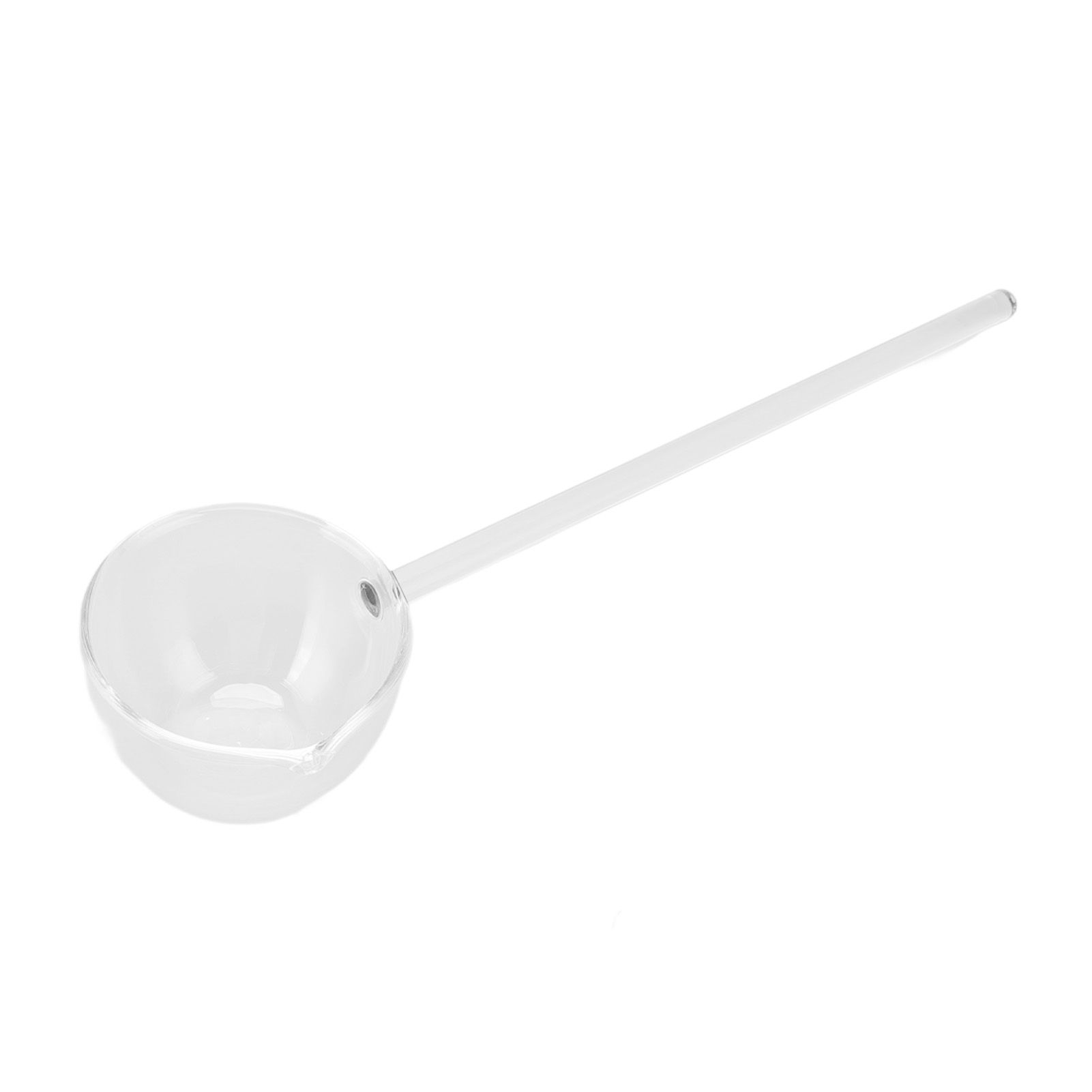 Glass Stirring Spoon High Temperature Resistance Simple 100ML Mixing Spoon Coffee Tea Spoon for Restaurants Home Transparent — image 3