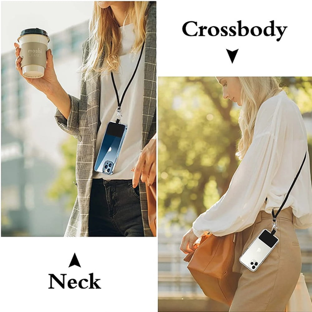 Universal Phone Lanyard, Adjustable Crossbody Shoulder and Neck Strap for Smartphones, Hands Free Daily Carry, Yellow โ image 3