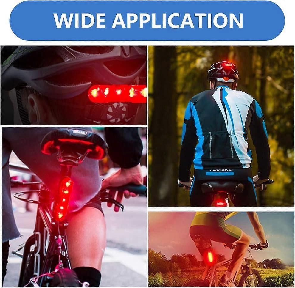 LED Rear Bike Tail Light - USB Rechargeable, 4 Modes, for MTB/Dog/Backpack — image 3