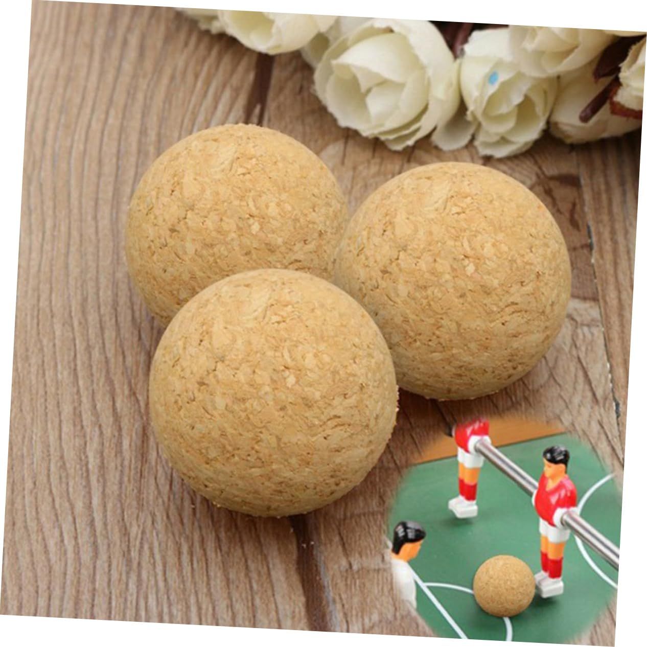 10pcs Wooden Football Mini Soccer Ball Tabletop Accessories Sport Accessories Foosball Balls Replacement Mini โ image 5