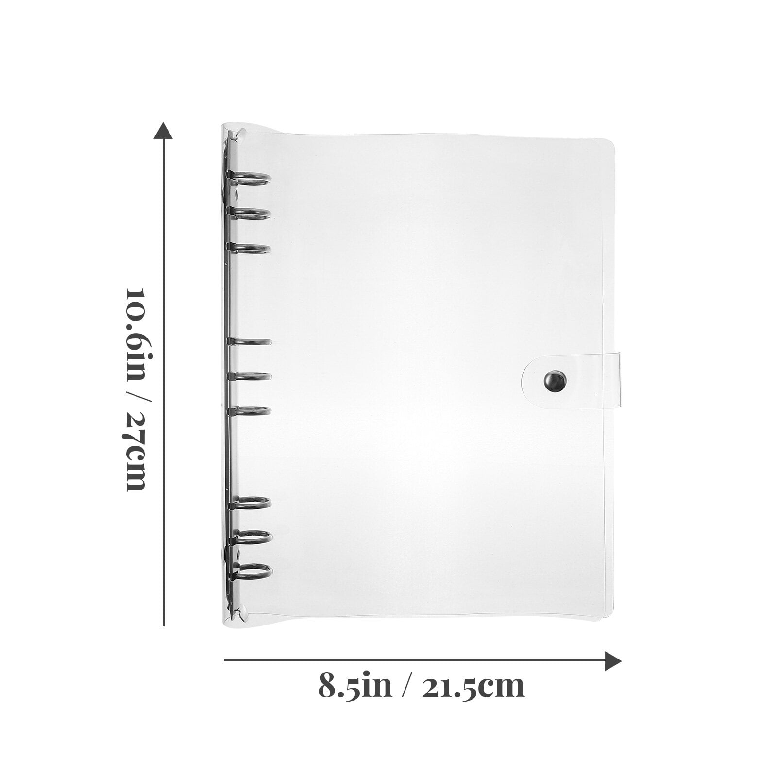 Planner Binder Cover For Notebook Protection 1Set 27X21.5X2.5CM Transparent โ image 6