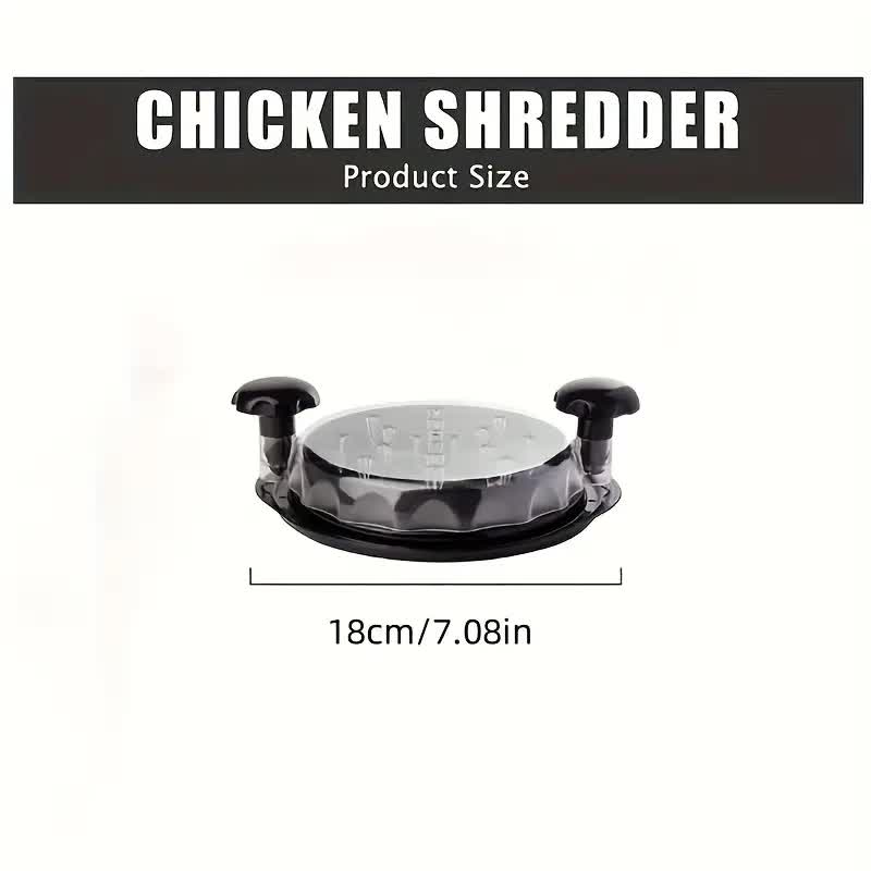 Multi-functional chicken breast shredder; minced meat separator; meat grinder; baby food tool with transparent lid; chicken shredding device — image 5