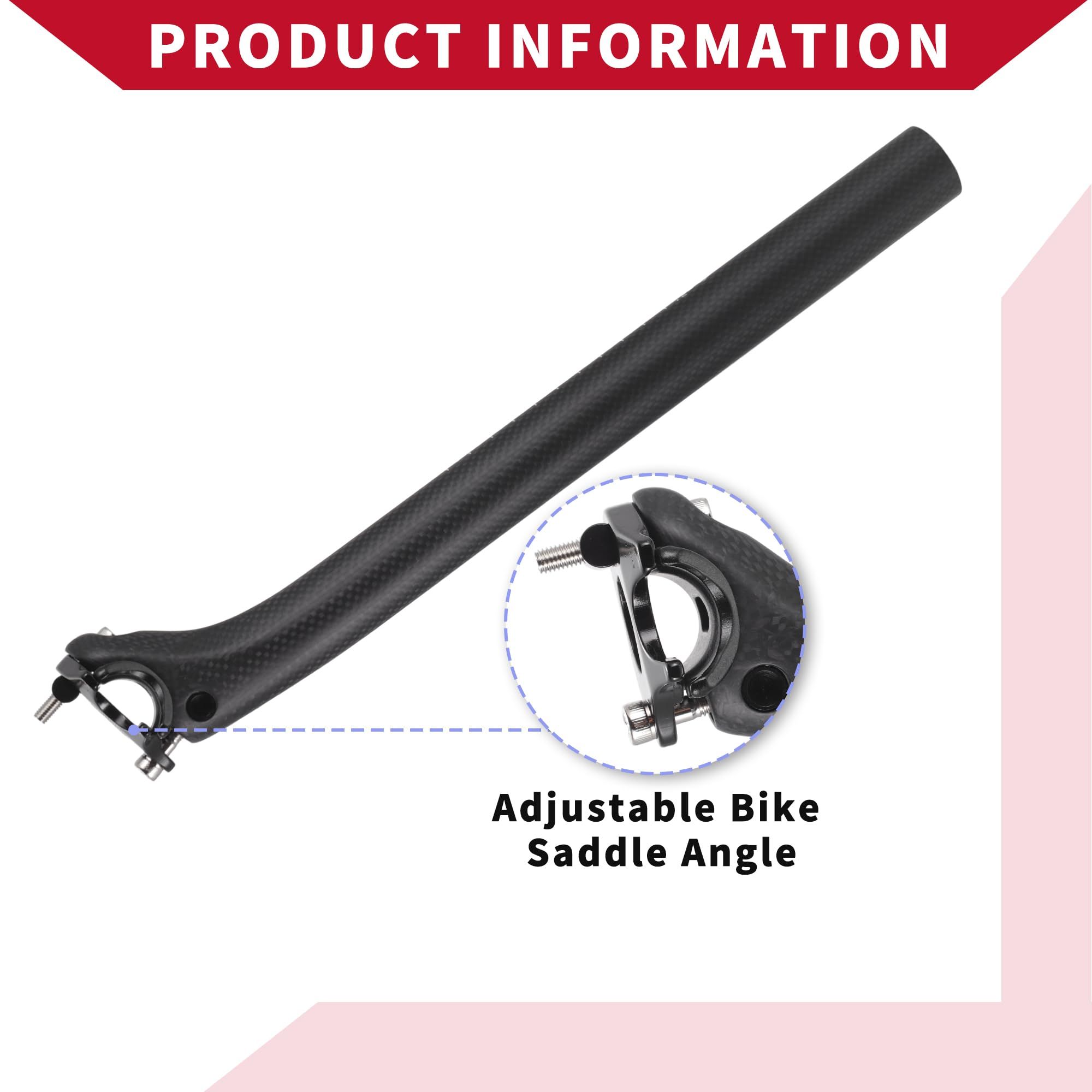Carbon fiber mountain road bicycle seat tube โ image 3