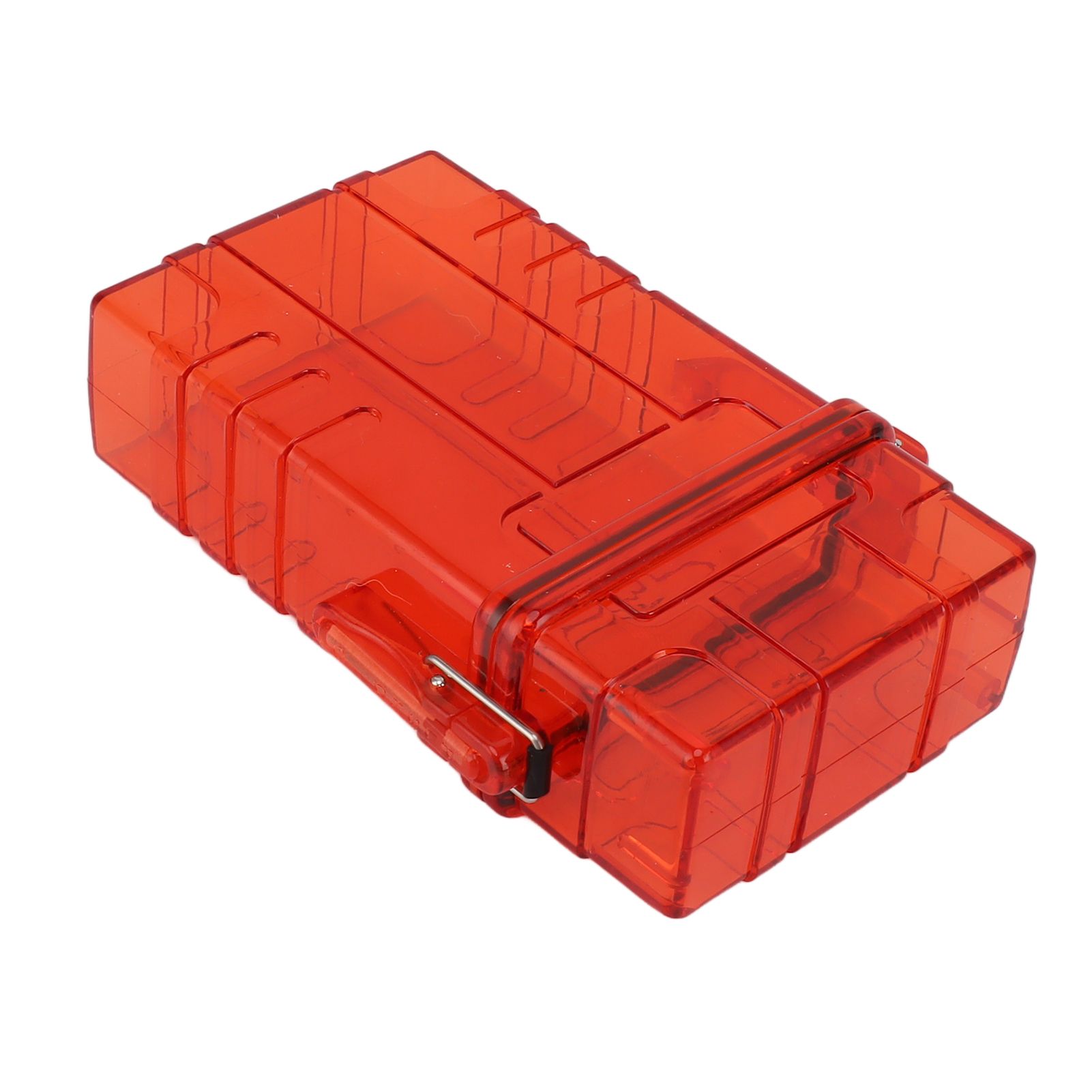 Cigarette Case 20 Capacity Plastic Cigarette Box Sealed Waterproof Cigarette Container Organizer Transparent Red โ image 2