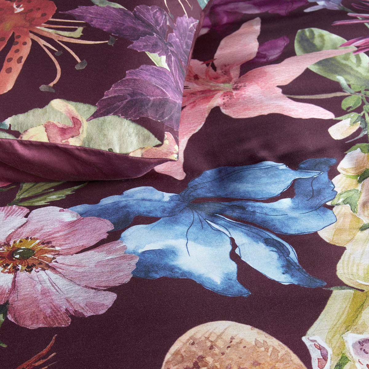 Bedding House Lily Multi Cotton Floral Quilt Cover Set Queen — image 3
