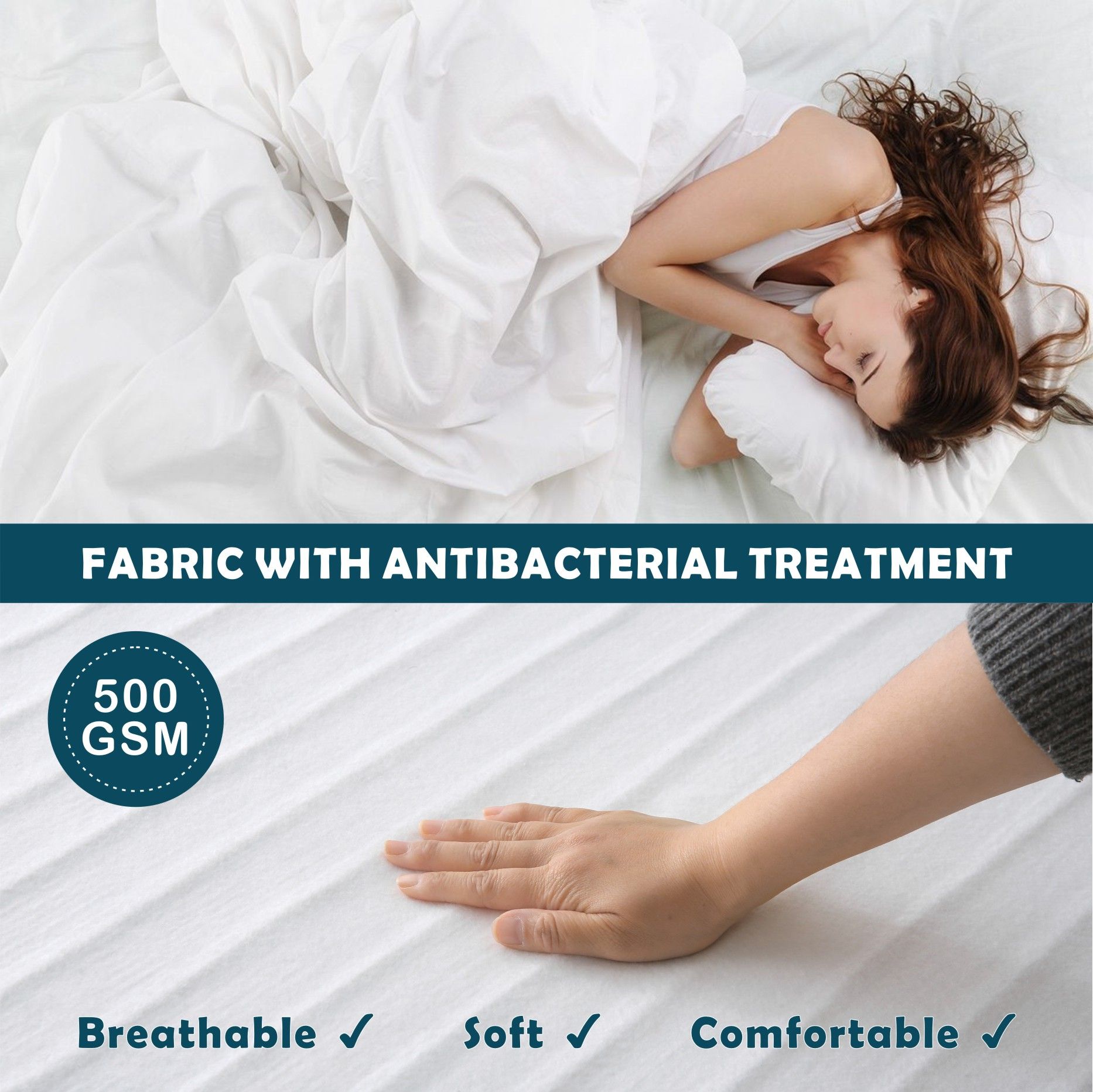 Electric Heated Mattress Pad Blanket with Dual Control & 9-Hour Auto Off & 9 Heat Settings, Preheat Functions, Overheat Protection, Machine Washable Fully — image 6