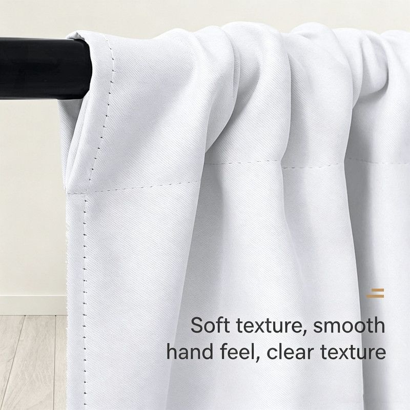 2 Pack Blackout Kitchen Curtains Grey, 132 x 46 cm โ image 2