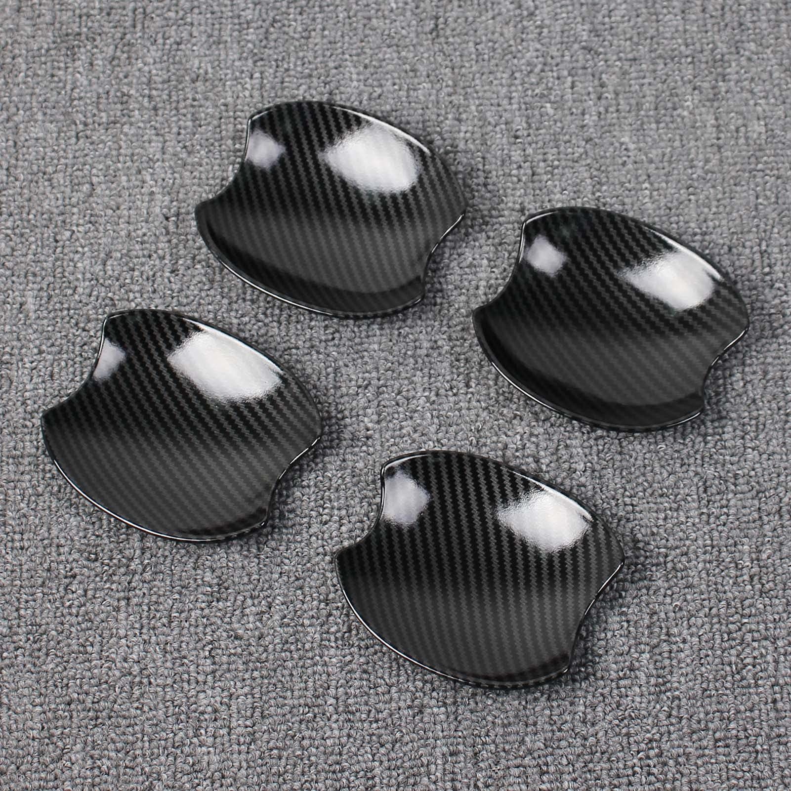 4pcs Door handle bowl cover cavity decoration piece, embedded lock buckle decoration handle decoration door handle cover — image 5