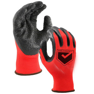 12Pcs Work Gloves Latex Coated General Purpose Hand Protection Garden Mechanic-Small — image 3