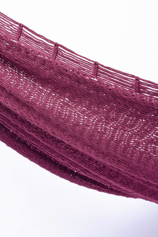 Outdoor undercover cotton Mayan Legacy hammock King size Mexican Pink — image 3