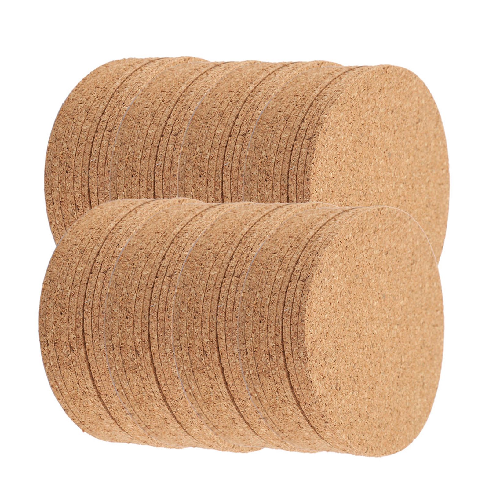 100Pcs Wood Drink Coaster Tea Coffee Cup Mat Pad Wood Tableware Home Decor — image 6