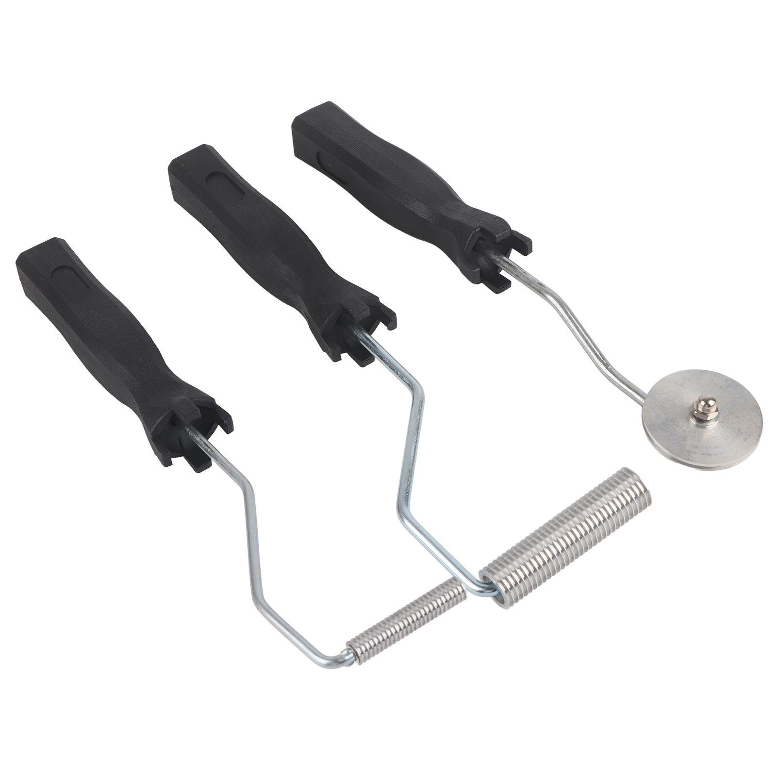 3Pcs/set Aluminum Alloy Fiberglass Bubble Paddle Tool Laminating Roller Kit for FRP Mould(Sawtooth)