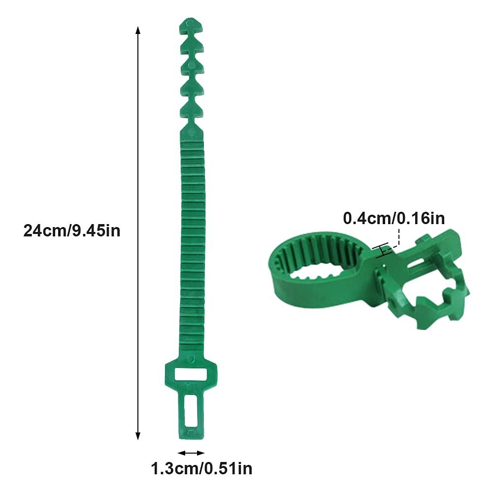 10 PCS Tree Stake Support Bands, Garden Stake Connectors, Tree Support Straps Tree Stakes and Supports for Young Trees — image 5