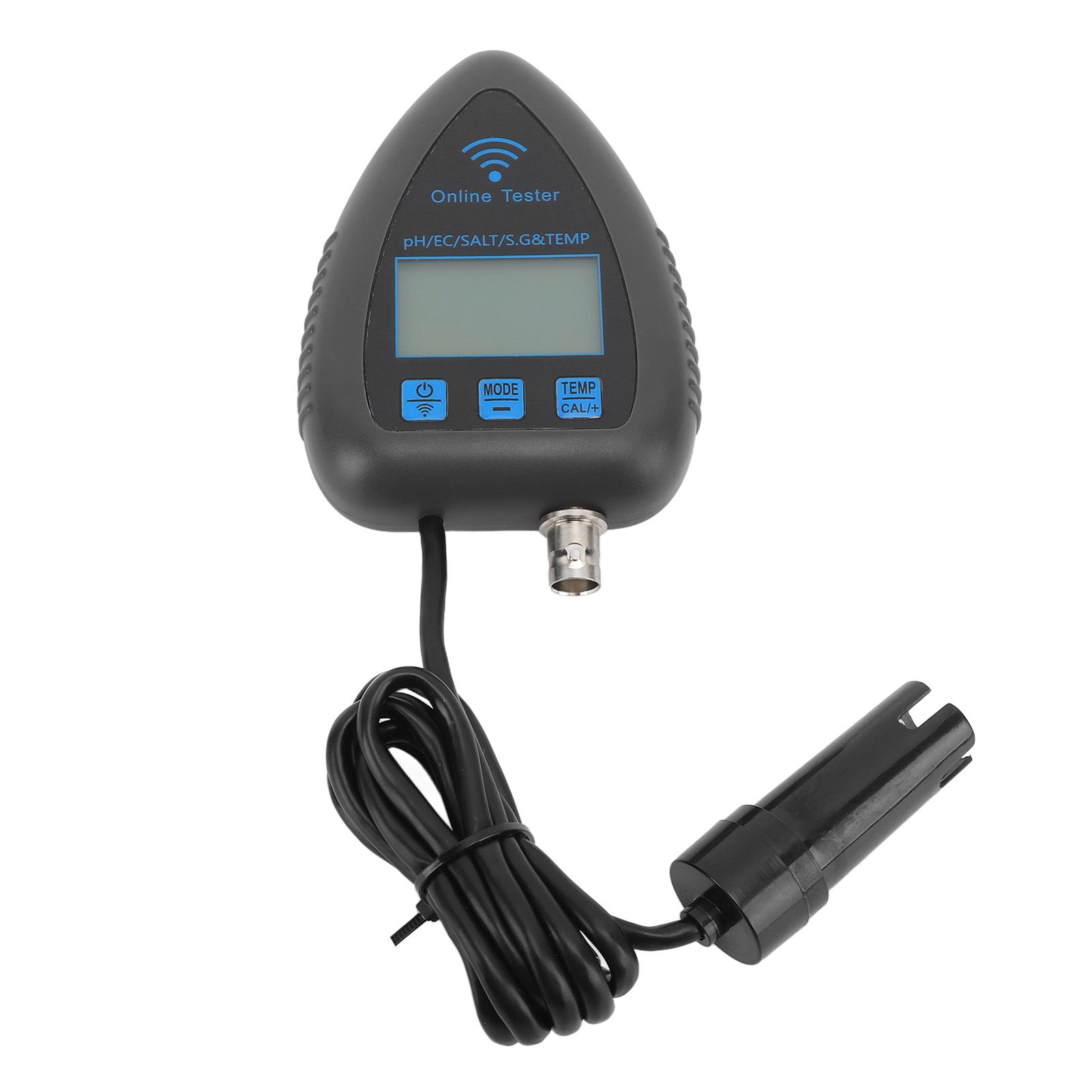 PH Temperature Water Quality Meter Mini Continuous 5 in 1 PH EC SALT SG TEMP Monitor Wireless WiFi Online Water Quality Monitor for Tuya AU Plug 230V — image 2