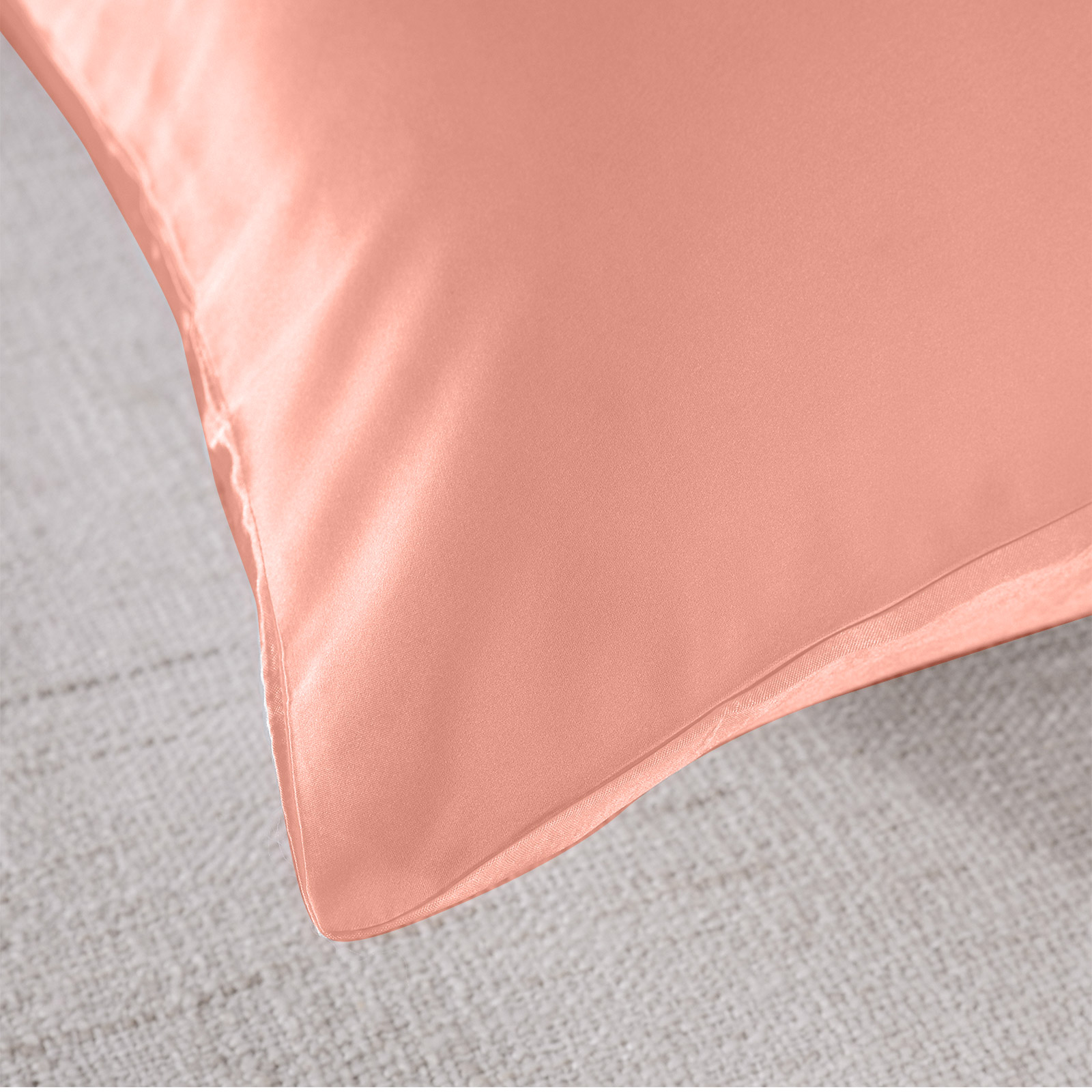 Royal Comfort Mulberry Soft Silk Hypoallergenic Pillowcase Twin Pack 51 × 76cm - Blush — image 5