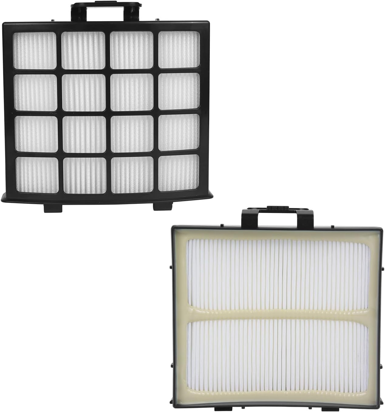 AZ2002 Vacuum Filter Replacement for Shark AZ2000 AZ2000W AZ2002 UV2500 Vertex DuoClean PowerFin Upright Vacuum, 2 Post-Motor Filters, 4 Foam Felt Filters โ image 2