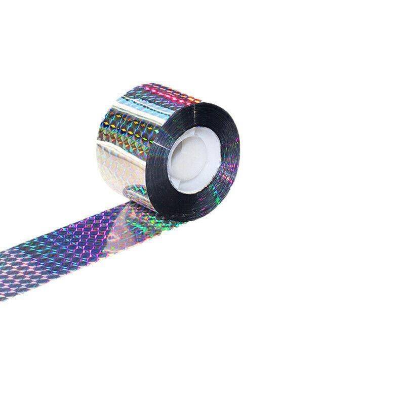 Bird Repellent Laser Reflective Tape Garden Birds Deterrent Double-Side Tapes — image 4