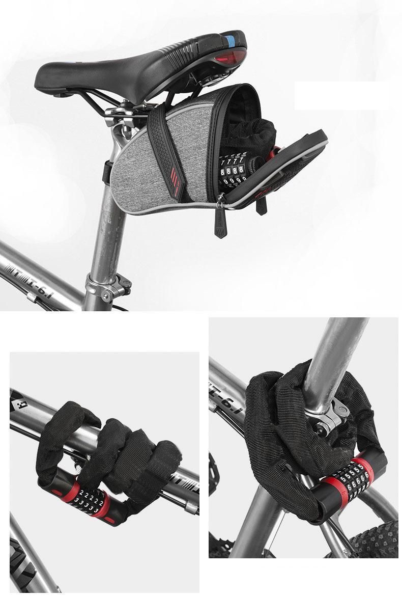 Bike Combination Lock - Black Grey, 0.9m — image 4