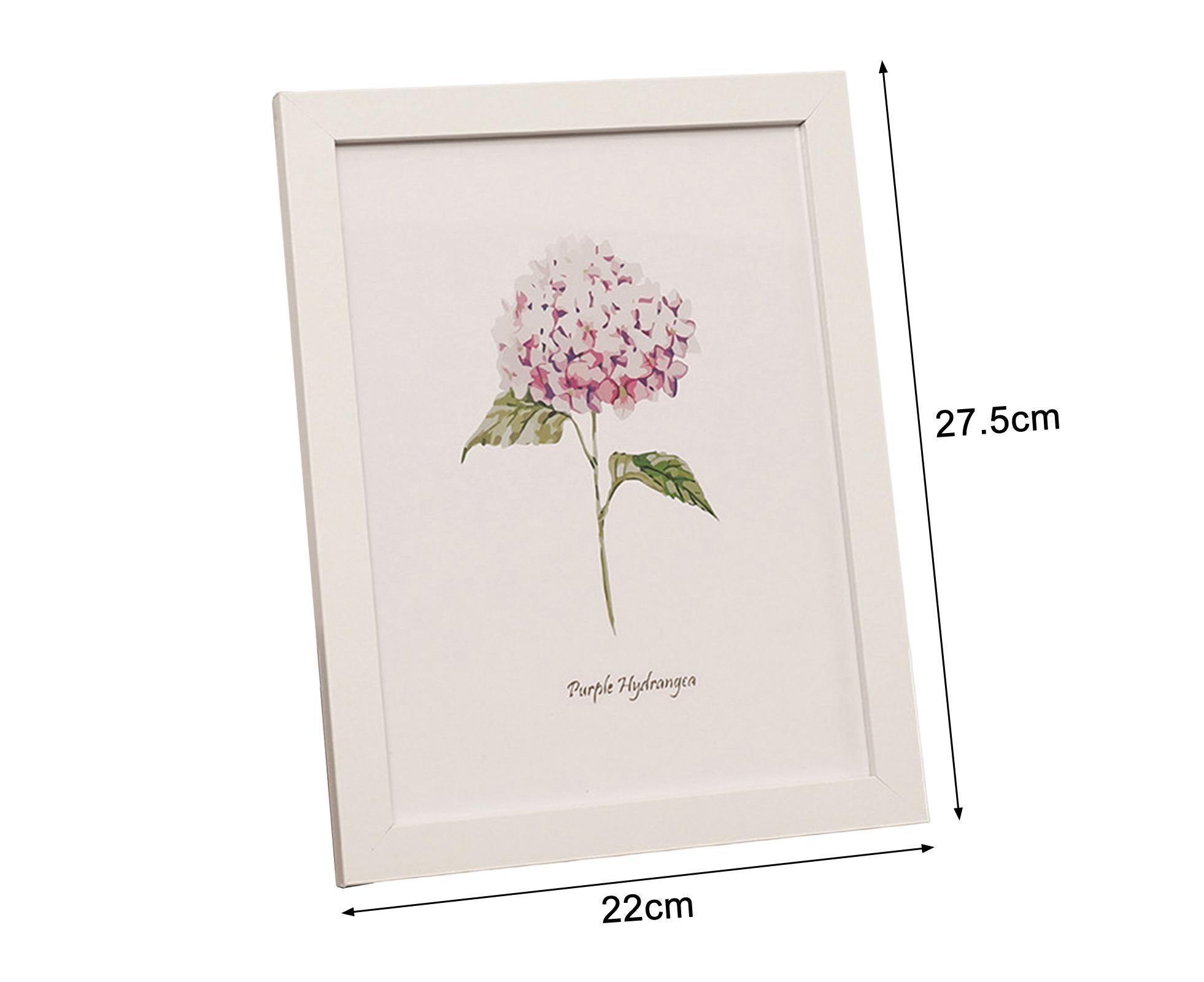 8/10-Inch Wooden Photo Frame High Clarity Glass Back Support Modern Heavy Duty Desktop Picture Display Decorative Frame Home Supplies - White 8inch โ image 4