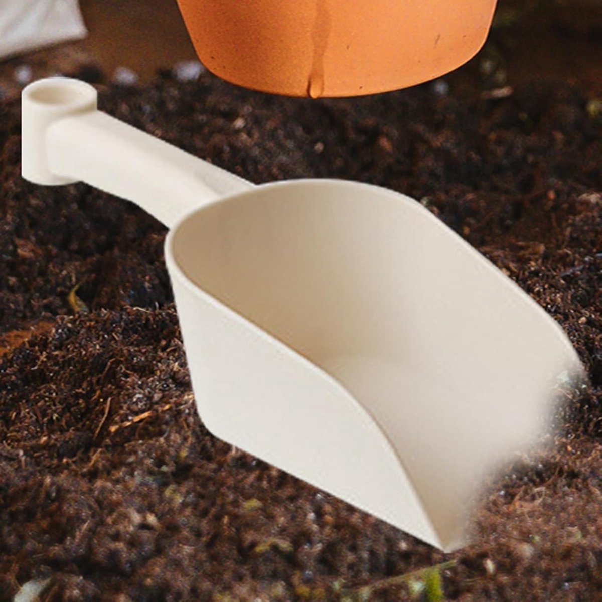 Garden trowel - planting trowel - plastic - Multi-purpose trowel - Ergonomic Stainless Steel Garden Trowel - Small Planting Trowel - Deep Bottom - Small Garden — image 2