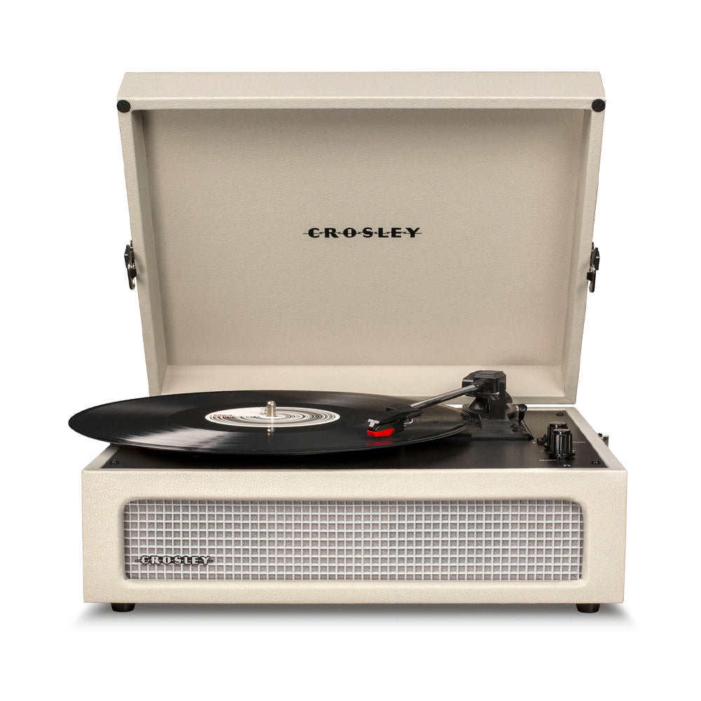 Crosley Voyager Bluetooth Portable Turntable + Crosley Turntable Stand Bundle - Dune — image 2