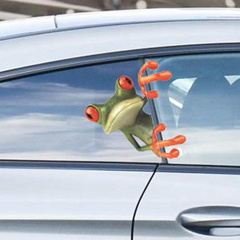 3D Cute Funny Car Stickers Truck Window Vinyl Decal Graphics Sticker, Adorable Office Desk Decorations 3 Piece โ image 3