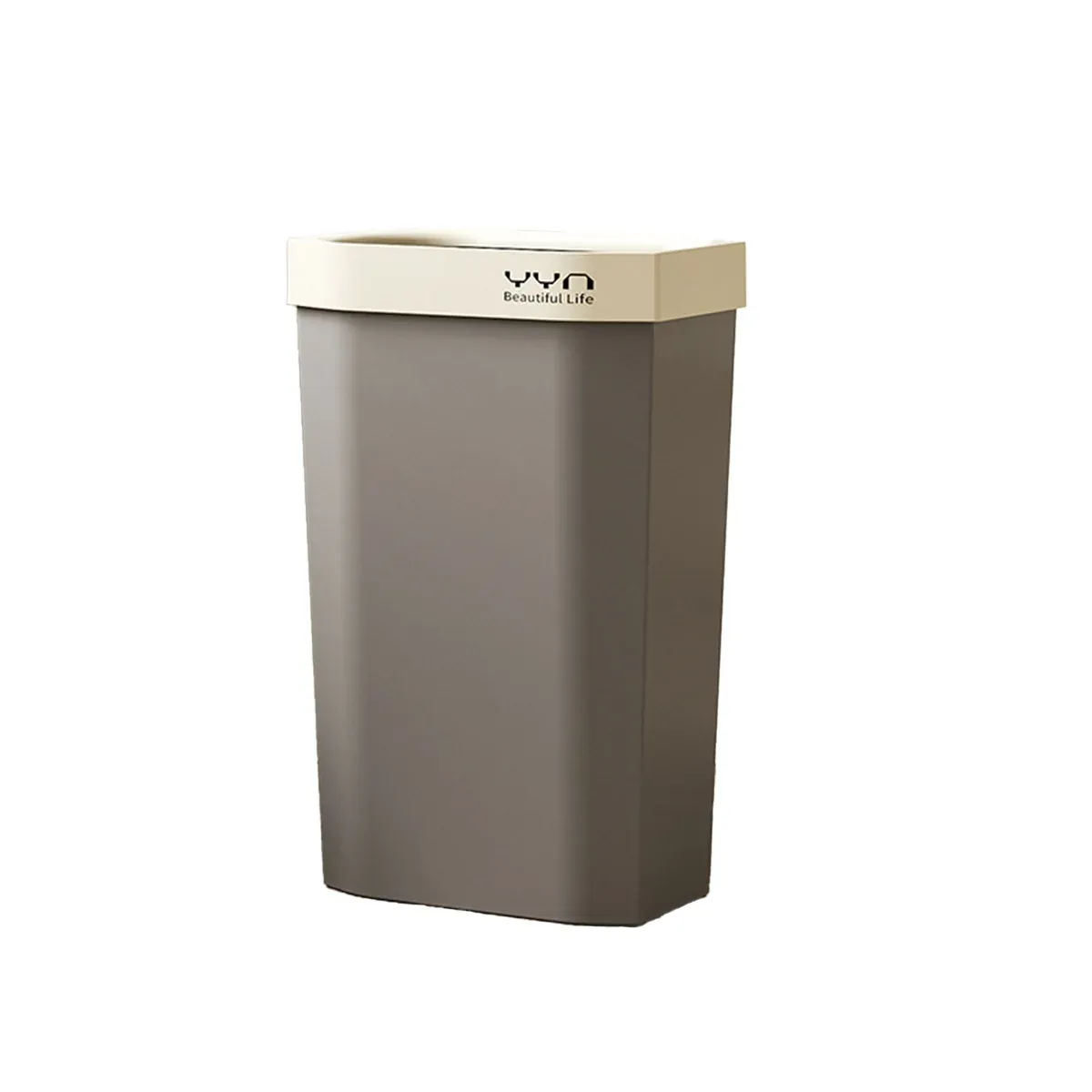40L Large Capacity Garbage Bin Trash Can Kitchen Bathroom Bin Waste Bin Durable — image 2