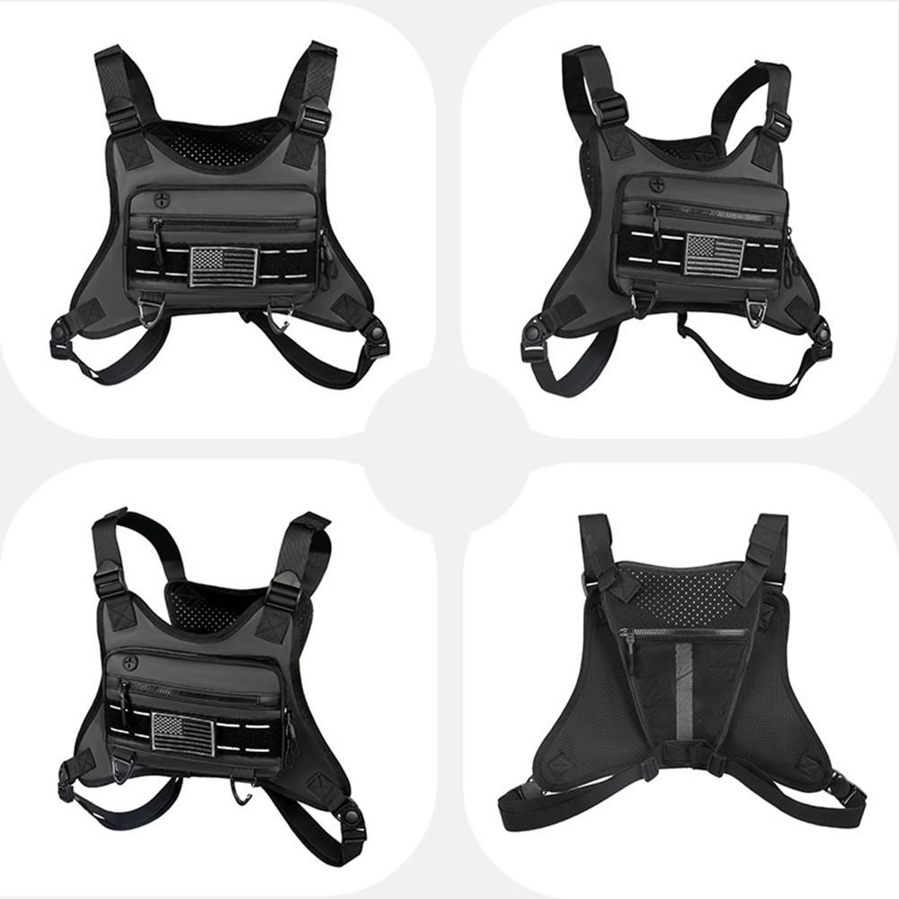 Running Chest Bag Reflective (Black) — image 2