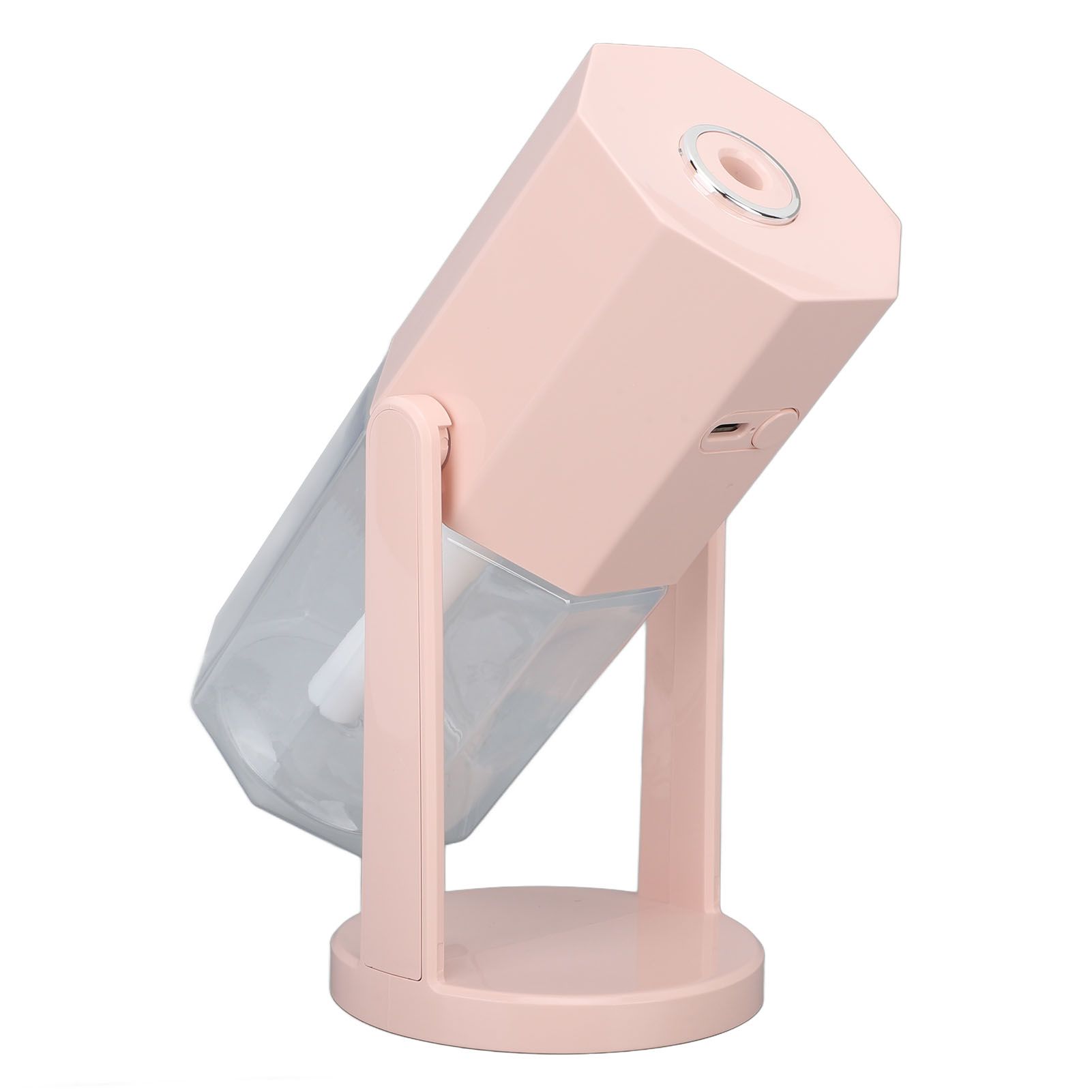 USB Desktop Humidifier Multifunctional Quiet Colorful Ambient Light Portable Small Humidifier for Car Home Bedroom Office Pink โ image 4
