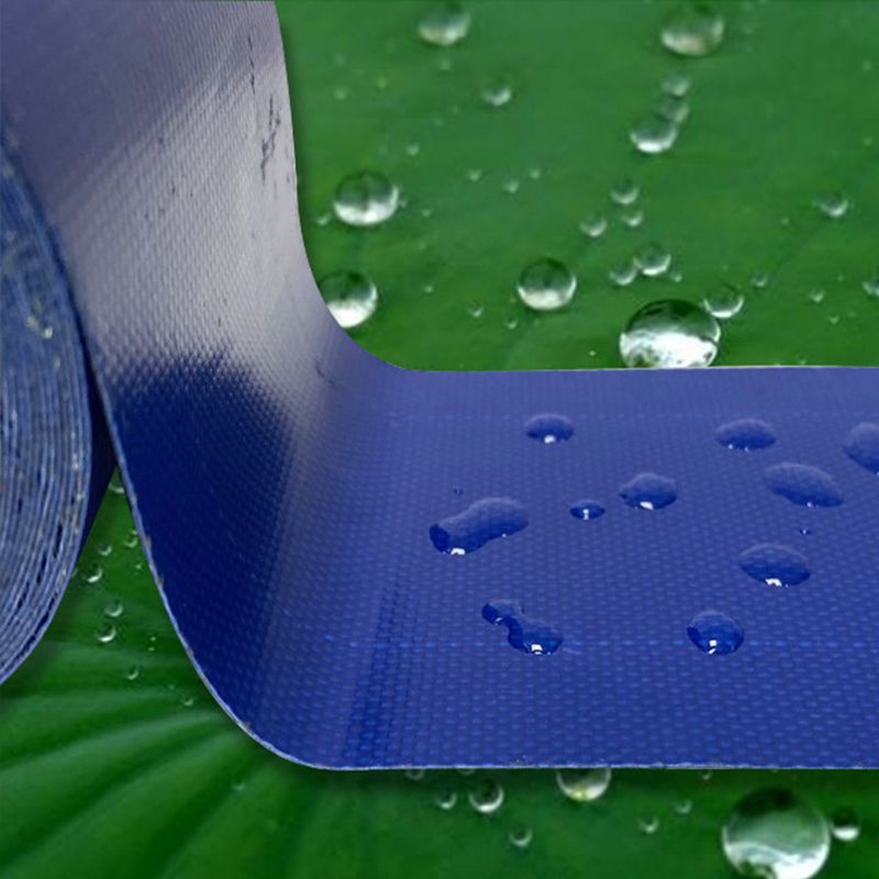 Tarpaulin Repair Tape PVC Leakage Patch Tape Rainproof Cloth Adhesive Tape 45 Volumes Blue โ image 3