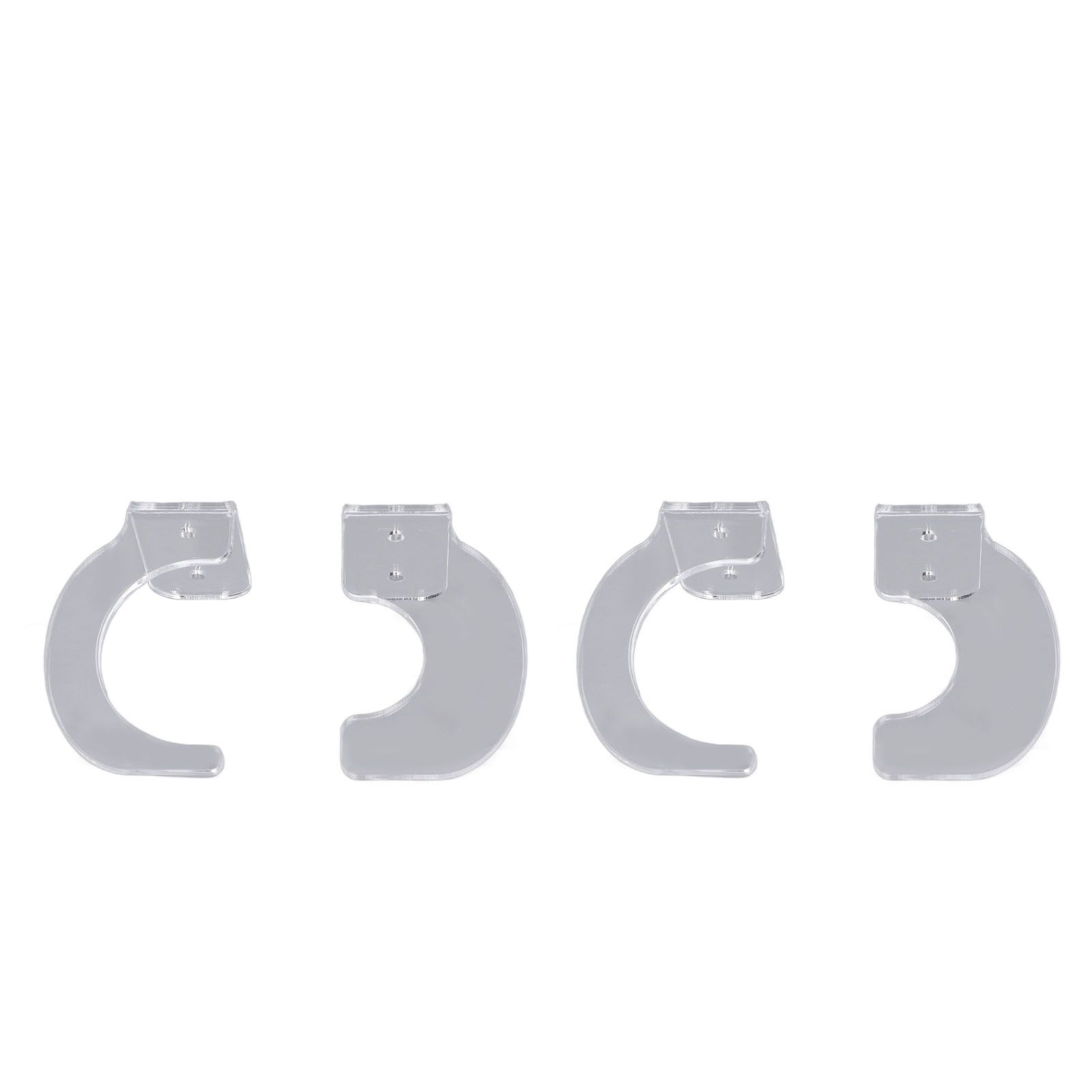 2Pack Wall Mount Sword Display Hanger Hanging Acrylic Holder Rack Organizer for Home OfficeTransparent — image 5