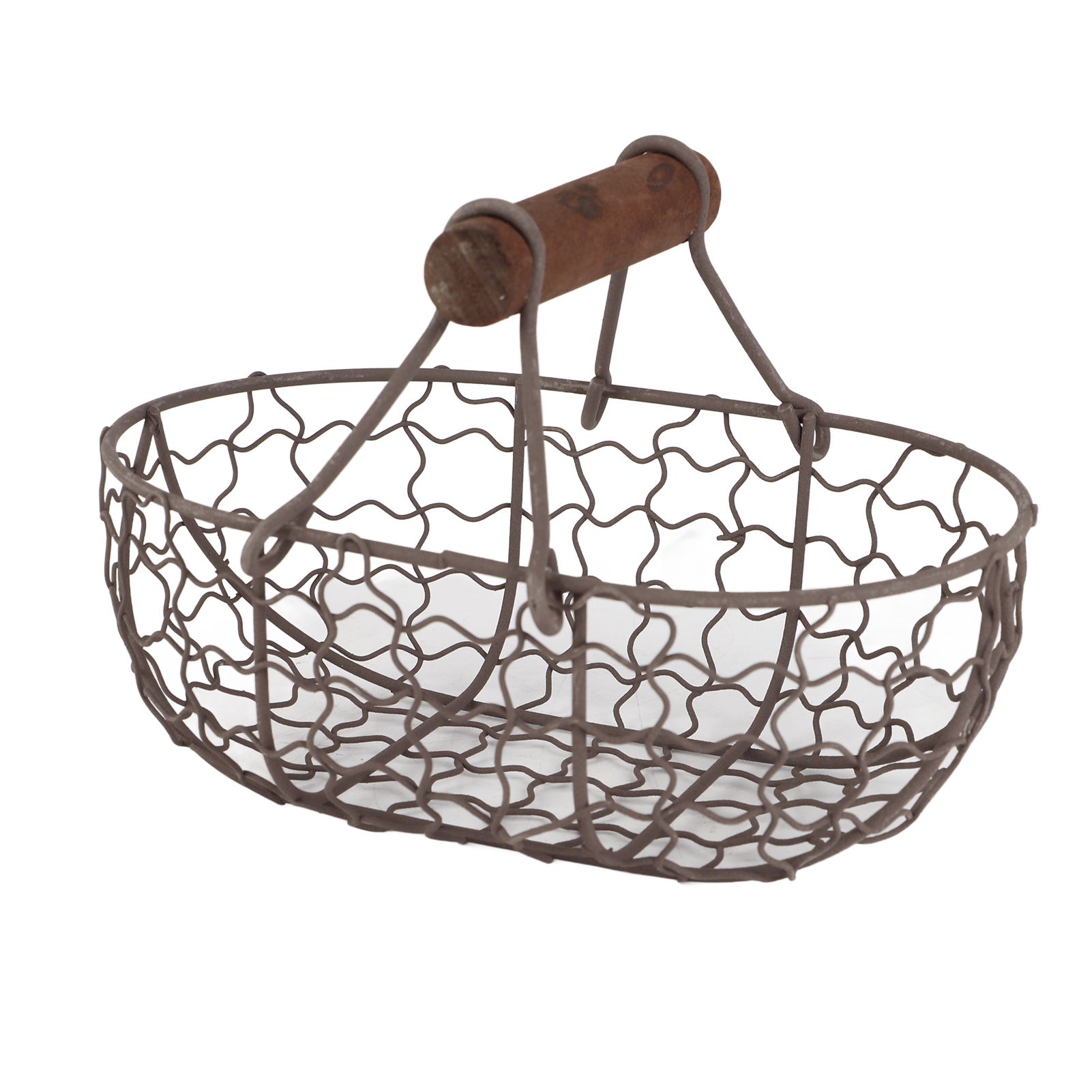 2pcs Flower Girl Basket Wedding Flower Baskets Metal Baskets Home Decor — image 4